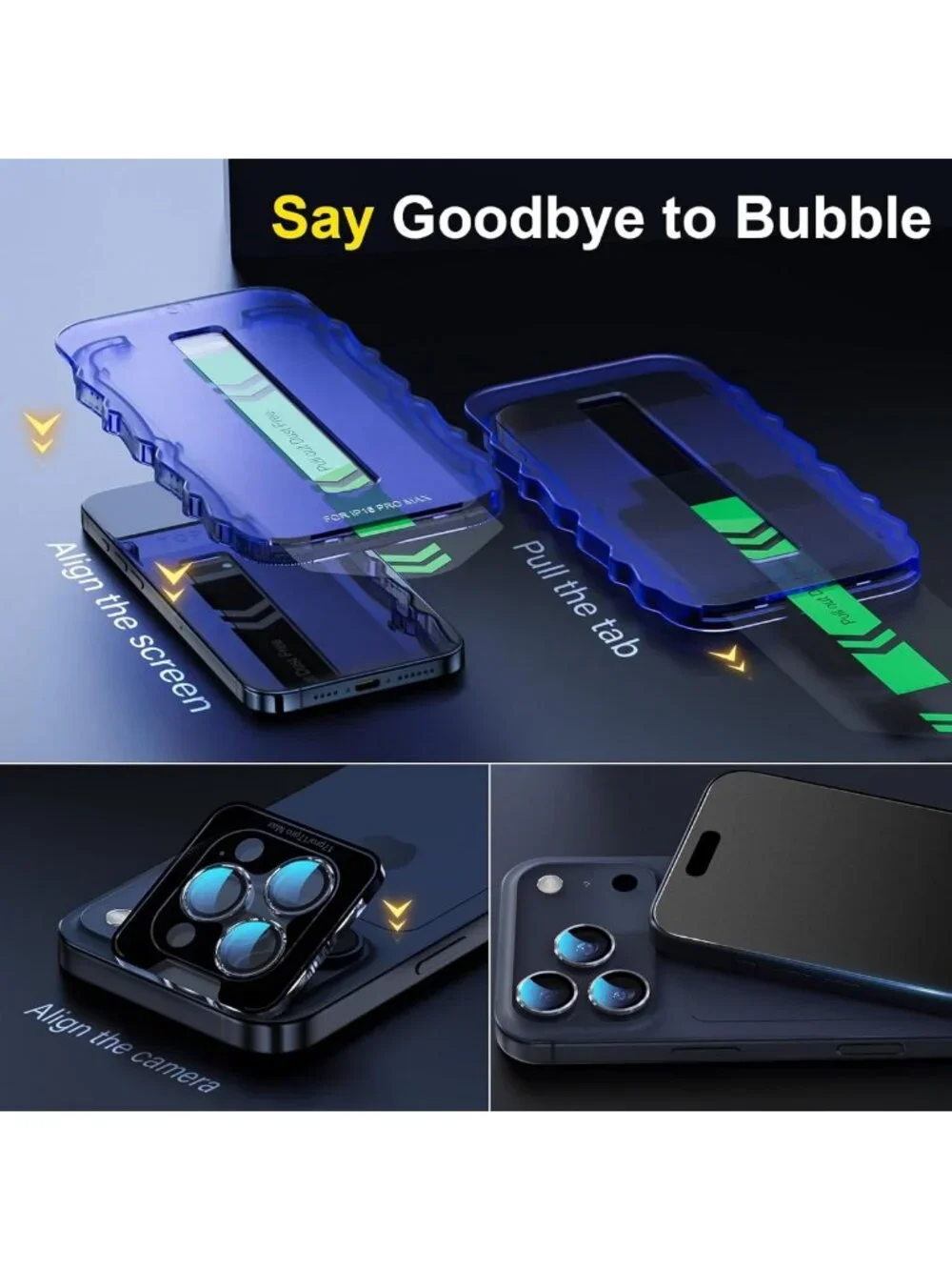 2 Pack Matte Screen Protector & Camera Lens Protector for iPhone 17 Pro
